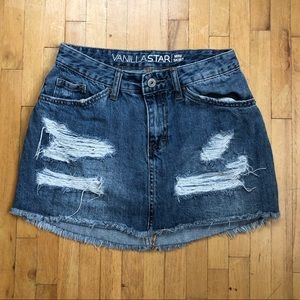 Denim Mini Skirt